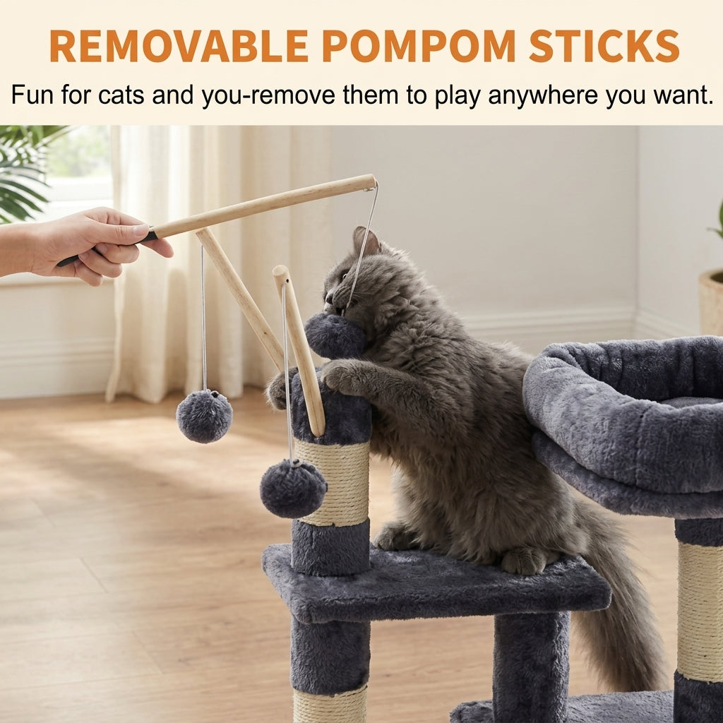 72cm Cat Tree with Large Condo