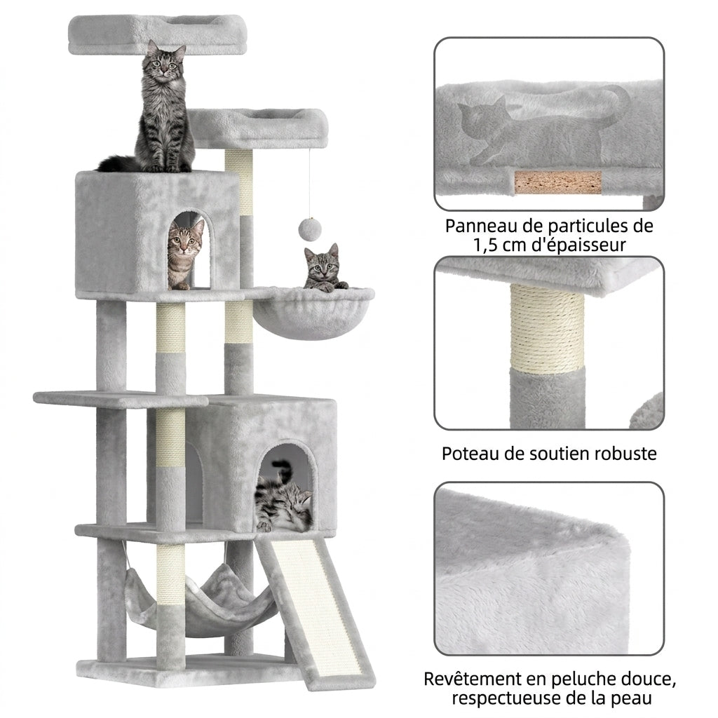 158cm Large Multi-Level Cat Tree