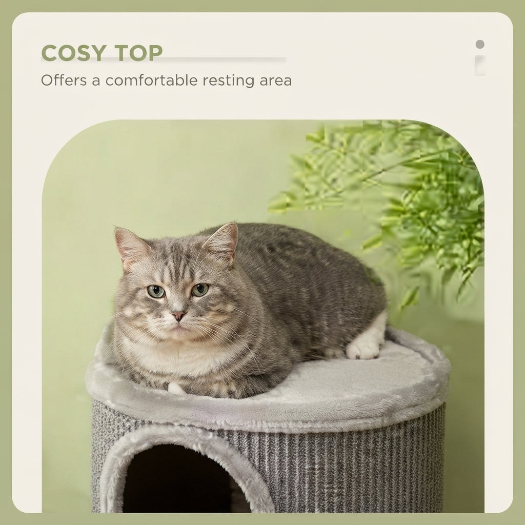 3-Tier Sisal Cat Scratching Barrel
