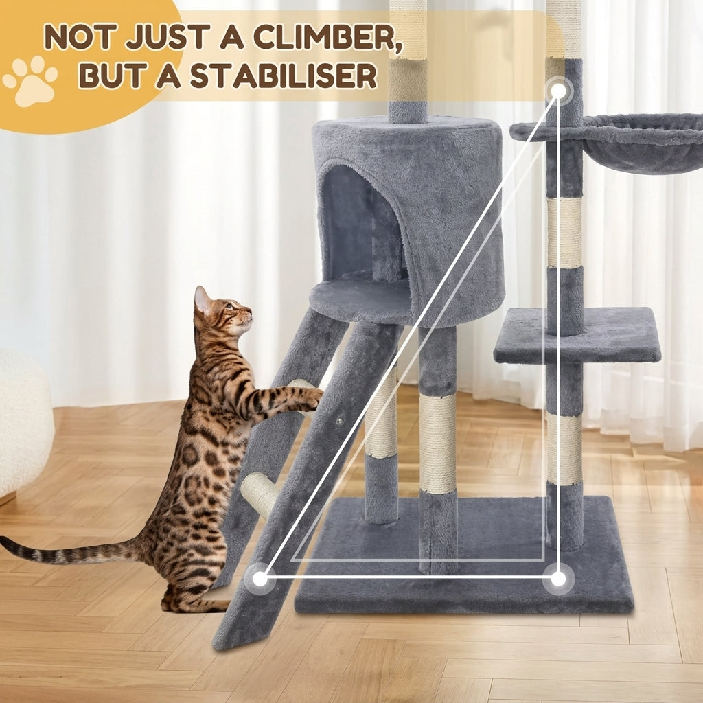 138cm Tall Cat Tree Tower