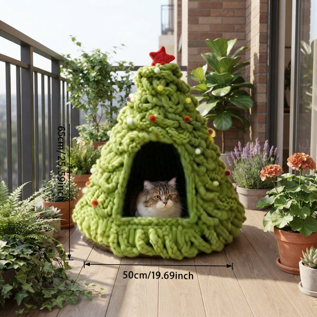 60cm Christmas Tree Cat Bed