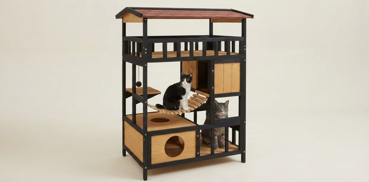 Outdoor cat tree