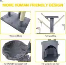 140cm Outdoor Cat Tree Tower