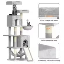 158cm Large Multi-Level Cat Tree