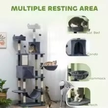 206cm Extra Tall Cat Tree