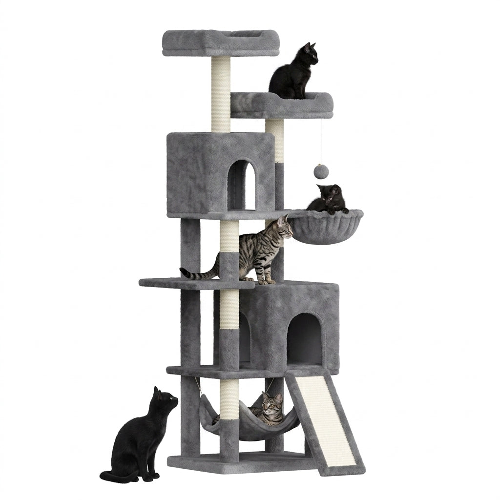 158cm Large Multi-Level Cat Tree