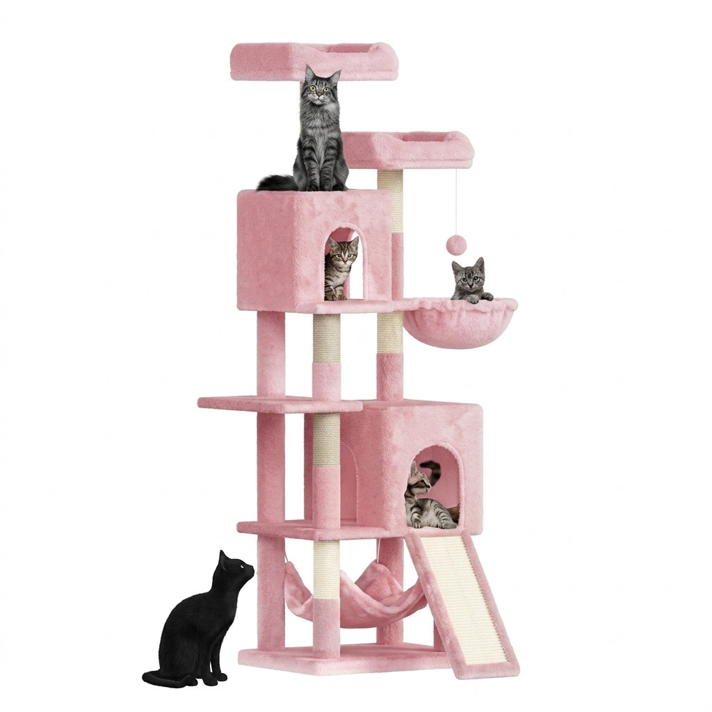 158cm Large Multi-Level Cat Tree