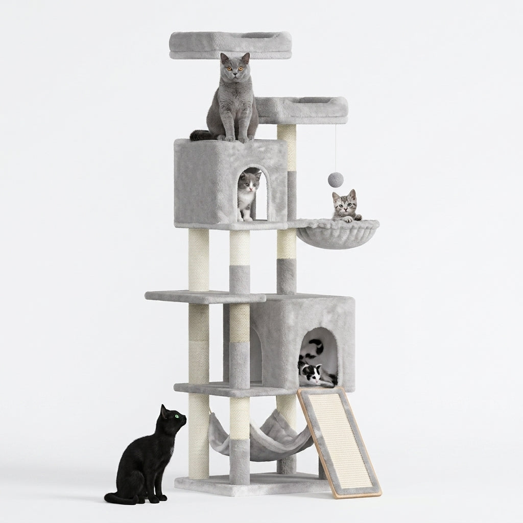 158cm Large Multi-Level Cat Tree