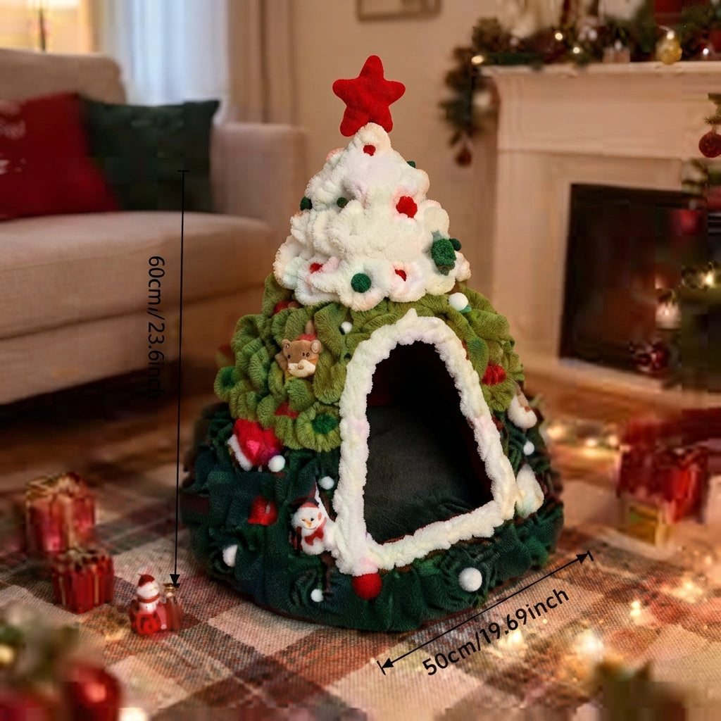 60cm Christmas Tree Cat Bed