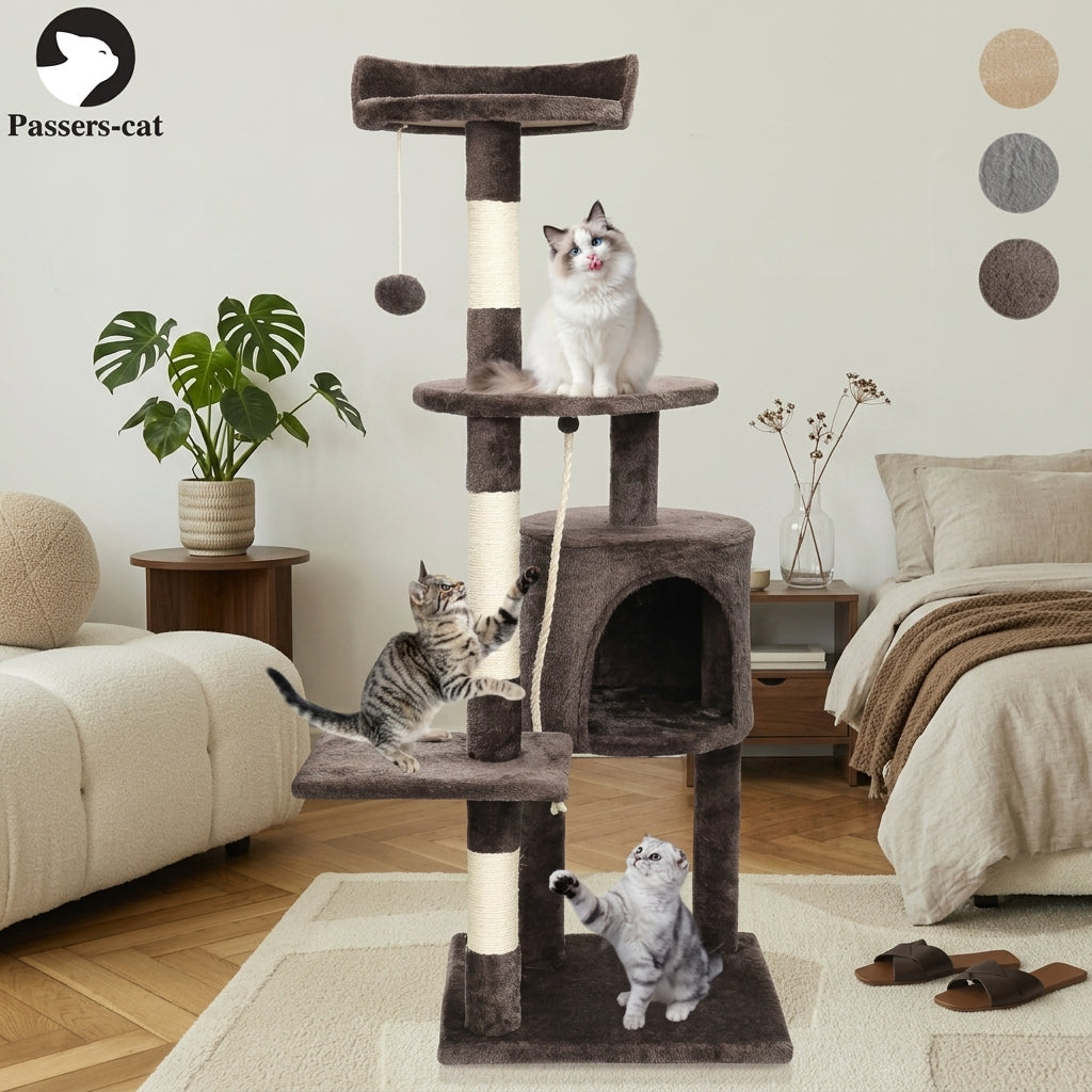 Tall Multi-Level Cat Tree Tower