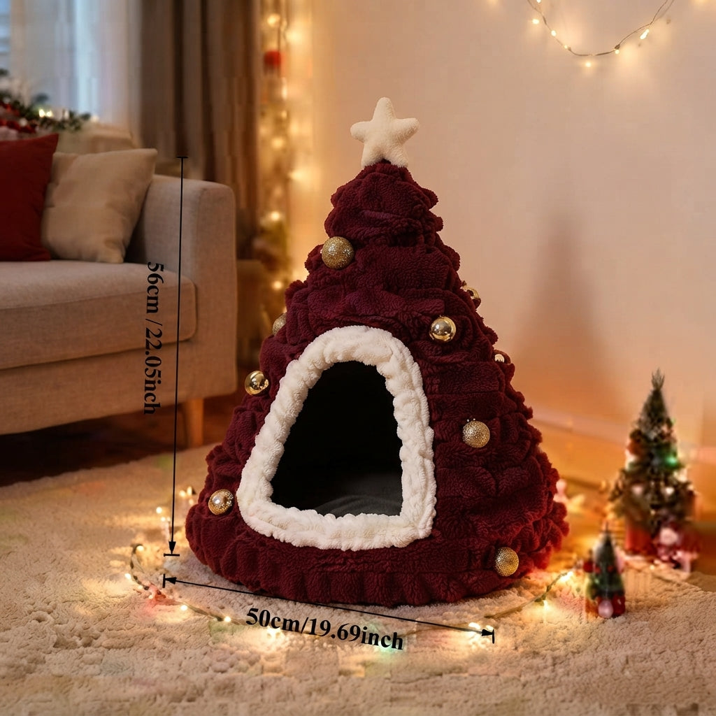 60cm Christmas Tree Cat Bed